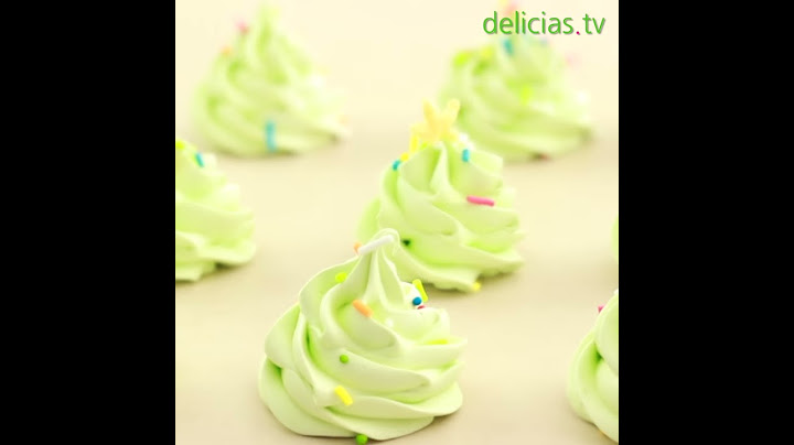 Merenguitos navideños