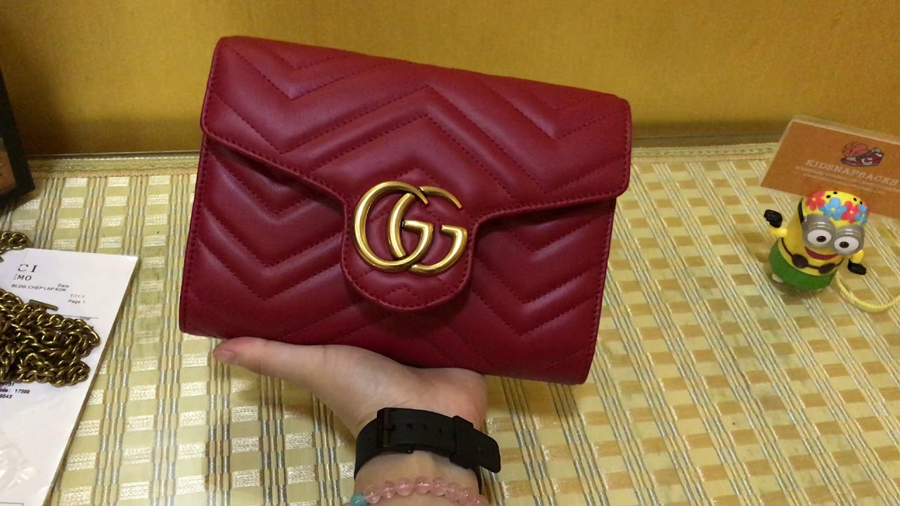gg marmont matelasse leather mini bag
