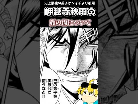 岬越寺秋雨の顔の傷について #史上最強の弟子ケンイチ