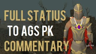 Runescape Full Statius Whip To Ags Pking With Commentary [Day #1 Pk Marathon]