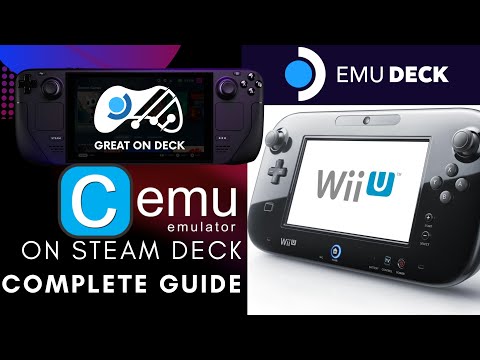 How to install CEMU Emulator on Steam Deck with EmuDeck - complete guide. Perfect WiiU Emulation.