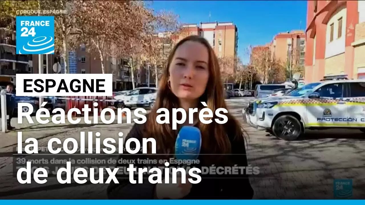 Collision de deux trains en Espagne : 