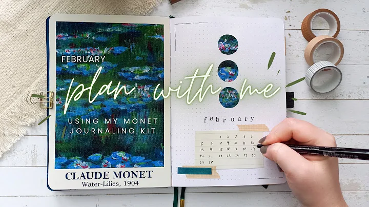 Claude Monet Inspired Journaling Kit  February Pla...