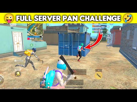 😱🙀 FULL SERVER ONLY PAN FIGHT CHALLENGES IN PUBG LITE FUNNY 😜  #shorts #pubg