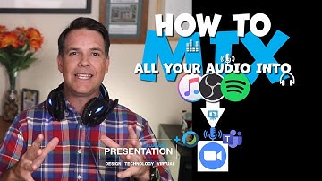 How To Mix ALL of Your Audio into Your Zoom Microphone