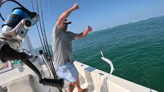 Sizzling Topwater Bluefish Action from Cape Lookout Shoals