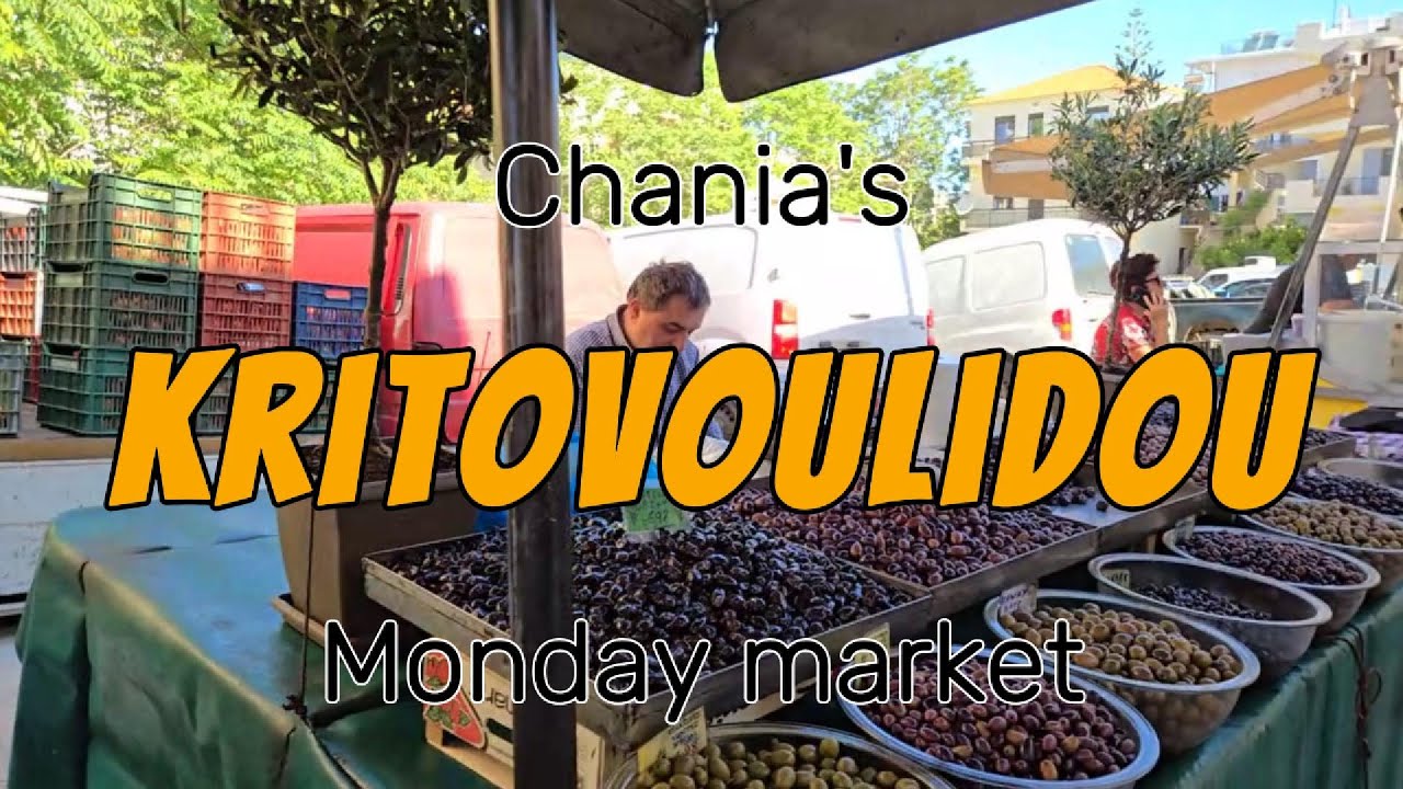Monday market in Chania