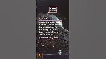 AI - What is a recurrent neural network