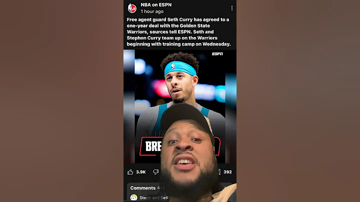 Seth curry signs 1-year deal with golden state warriors 🔥🔥 #youtubeshorts#nba#splashbrothers