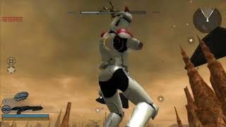 Starwars Battlefront 2 (2005) Remastered with mods Hunt on Geonosis (Remastered BF1 Mod Map)
