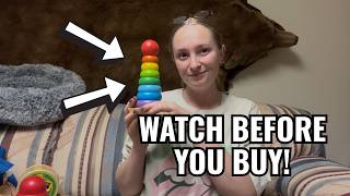 Review - Melissa & Doug Wooden Rainbow Stacker
