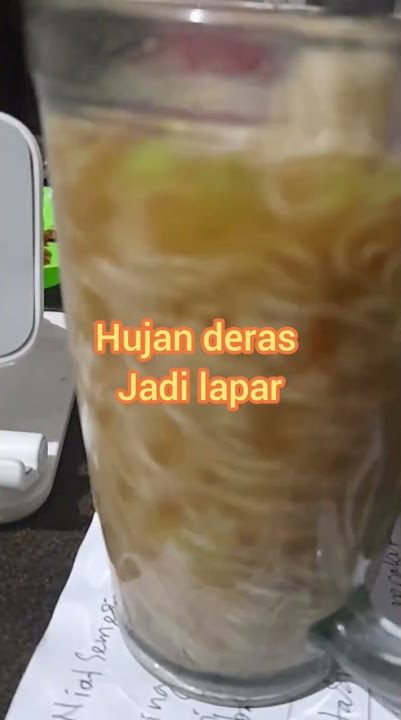 Hujan dan lapar