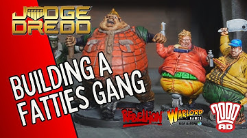 Judge Dredd - Building A Fattie Gang for use in I am the Law! from Warlord Games #warlordgames