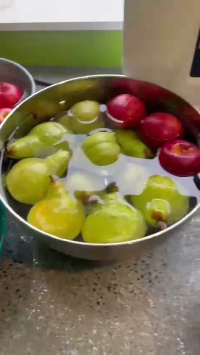Removing pesticides , herbicides & chemicals from fruit and vegetables, Kangen water 11.5