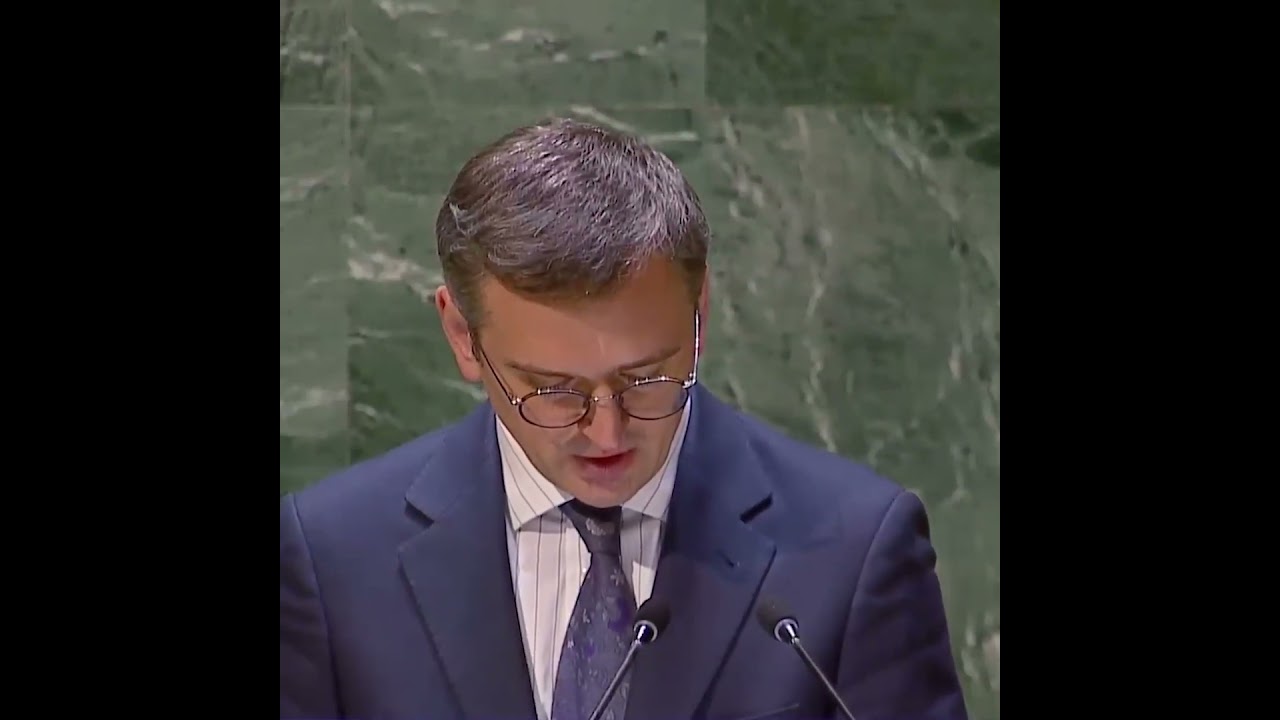 Ukraine's Foreign Affairs Minister Addresses the General Assembly | United Nations