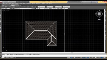 Autocad tutorial - Draw roof in Autcad