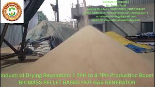 A unique biomass heating system for sand drying applications presents an innovative and sustainable