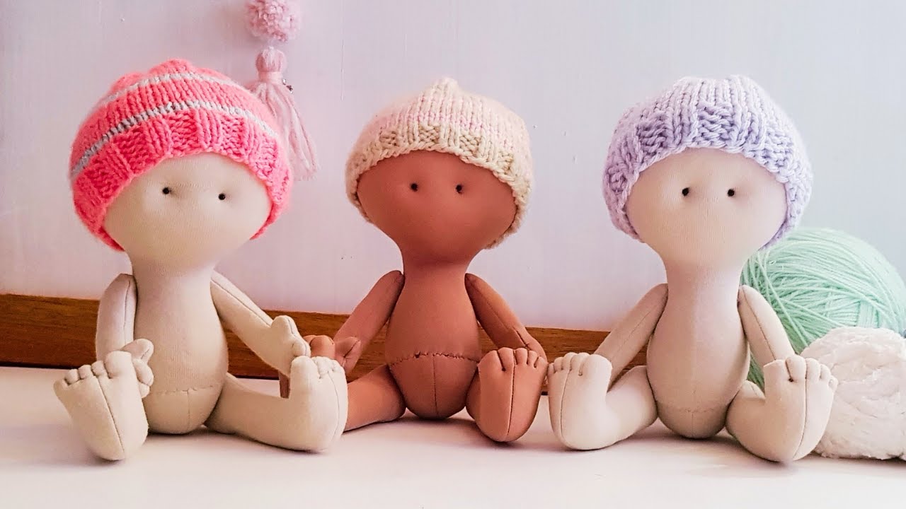 💖 Cómo Hacer una 𝘔𝘜Ñ𝘌𝘊𝘈 𝘙𝘜𝘚𝘈  de Tela 👀🧵✨ ♥MOLDE GRATIS - parte 1 -CUERPO