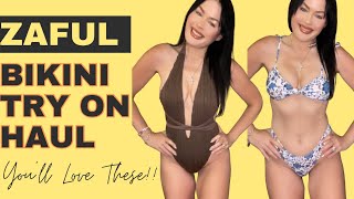 Cute & SO Affordable! Zaful Bikini Try On Haul 2023 #swimwear