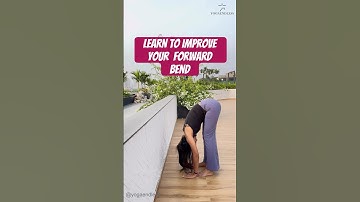 How to Do a Perfect Forward Bend in 1 Minute #yoga #yogashorts #yogaforbeginners #yogapractice