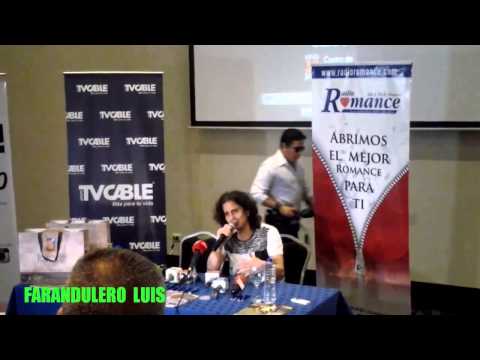 Pablo Herrera -Conferencia de prensa en guayaquil 2015 (Iconos del Amor)