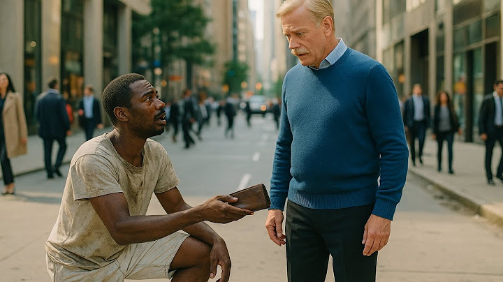 Homeless Man Returns Lost Wallet to Stranger, Never Realizing It Held the Key to His Own Past