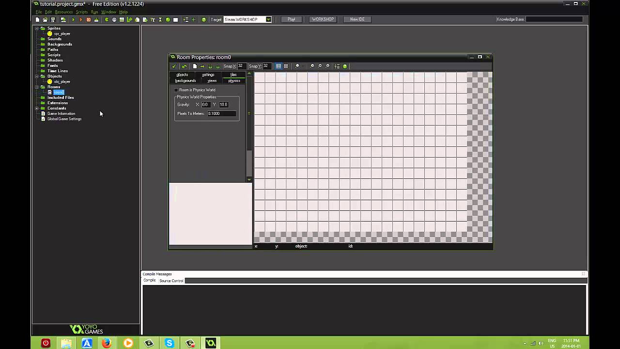game maker tutorial ep.1: movement - YouTube