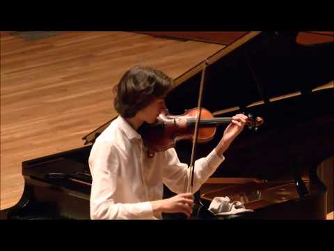 Stephen Waarts -- Menuhin Competition 2014 -- Senior Semi-Finals