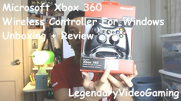 Microsoft Xbox 360 Wireless Controller For Windows Unboxing + Review