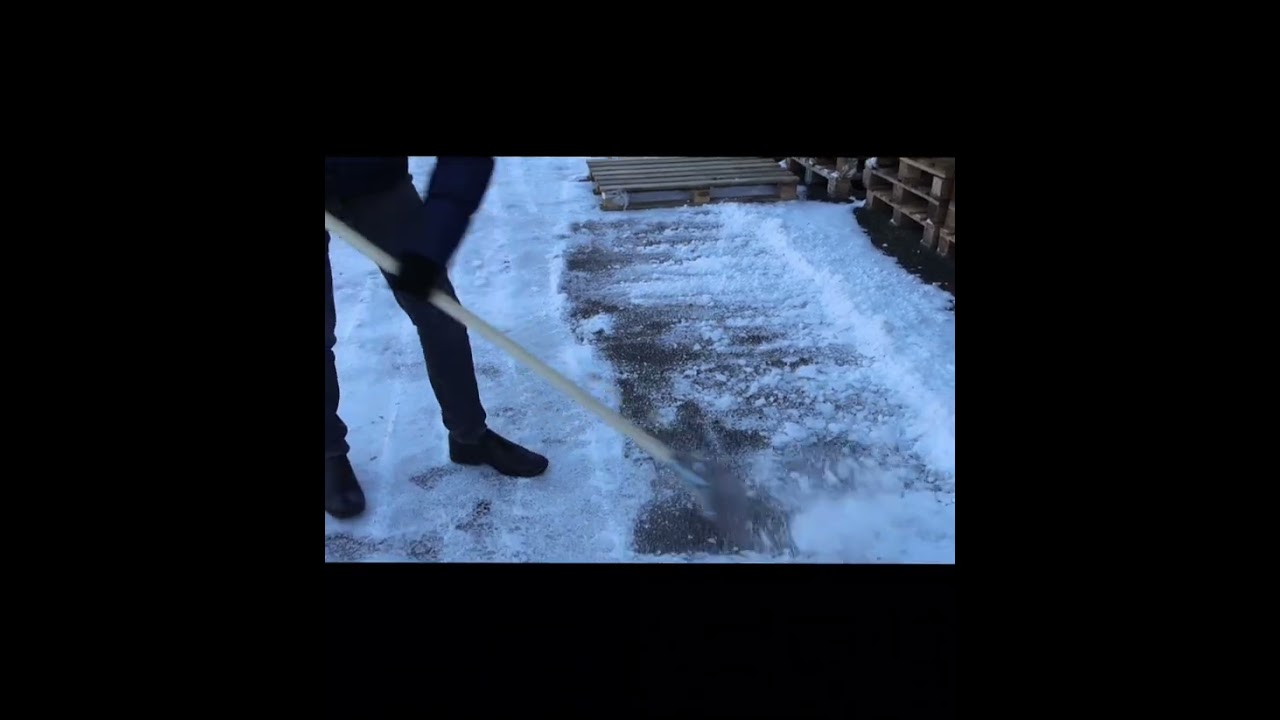 Grauer Eisstößer - Eisscharre, Eis Stößer aus Spezialstahl