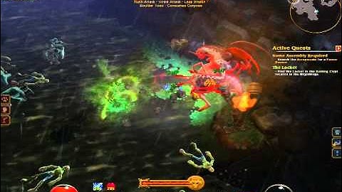 Torchlight II : Berserker (lv.37) vs Bloatfang (Boss) - Gameplay