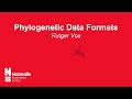 Phylogenetic data formats