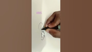 Subscribe my channel  and like and  share. #signature #calligraphy #art #drawing #painting