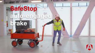 ARMORGARD Heavy Duty Turntable Truck with SafeStop Deadman Brake 1300L x 695W mm 1000kg