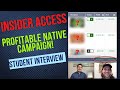 [REVEALED] Profitable Native Ads Campaign - Student Interview!