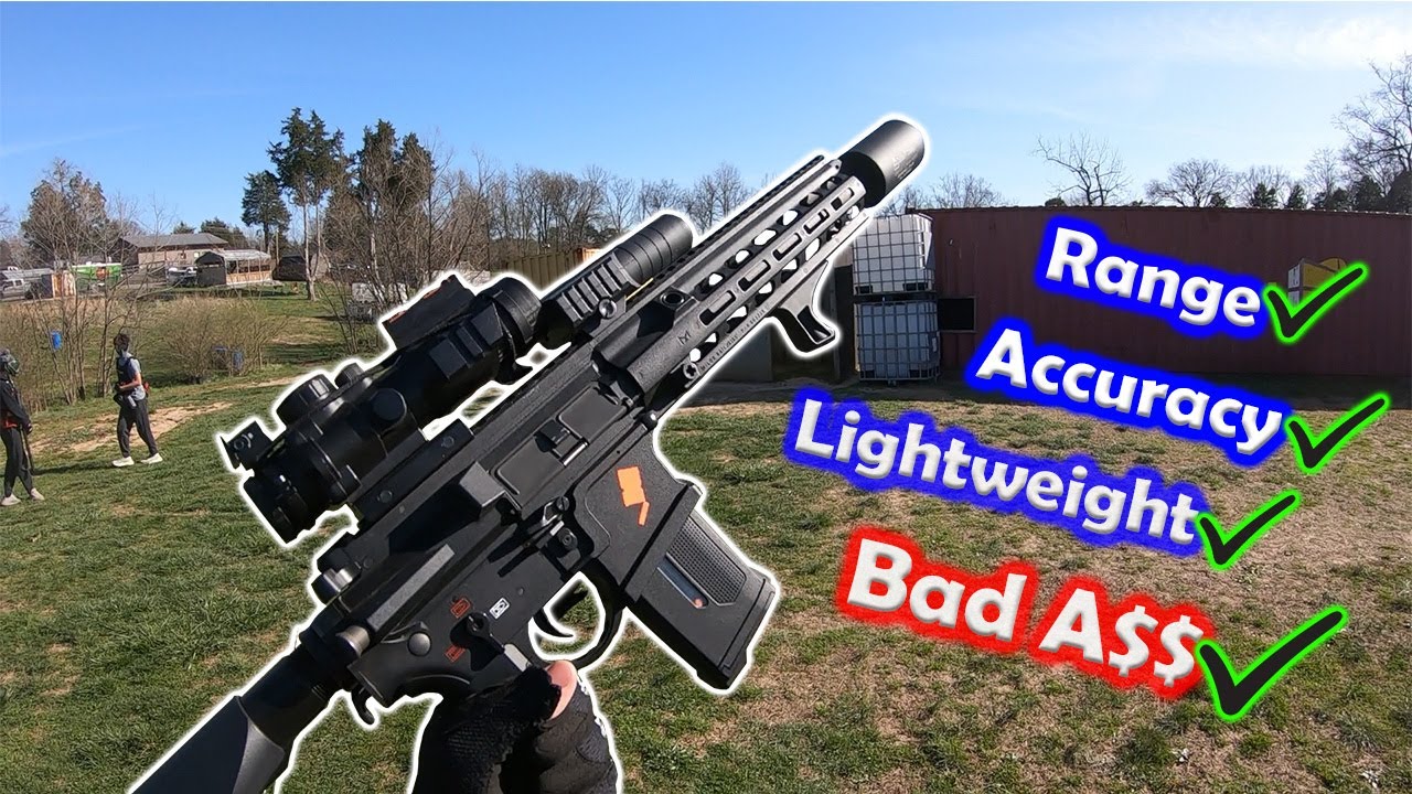 BEST Budget Airsoft HPA Gun? Wolverine G&G 416 Gameplay YouTube