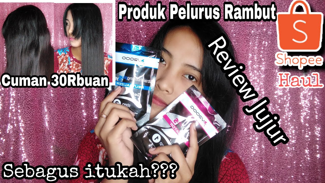 SHOPEE HAUL!!! PRODUK PELURUS RAMBUT SUPER MURAH??