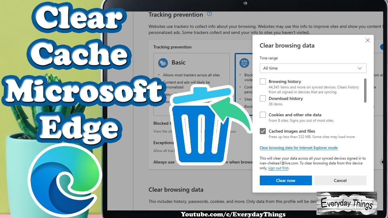 How to Clear the Cache in Microsoft Edge