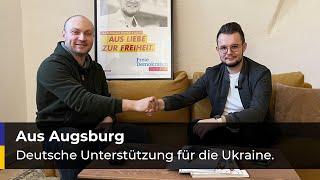 Aus Augsburg. Deutsche Unterstützung für die Ukraine