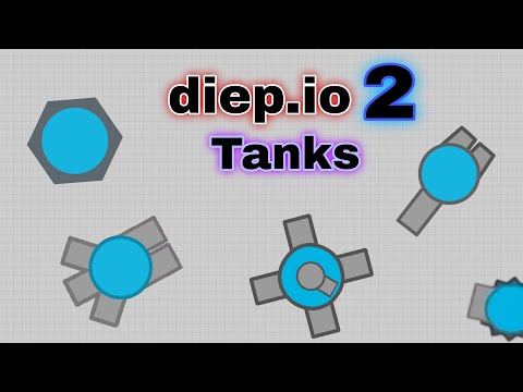 Diep.io2 showing all new tanks + dev tanks 