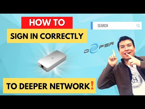 How to SIGN IN to your Deeper Network Basic Mining Registration PAGE (if you cant Sign-In)