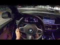 2020 BMW X7 M50i - Night POV Test Drive by Tedward (Binaural Audio)