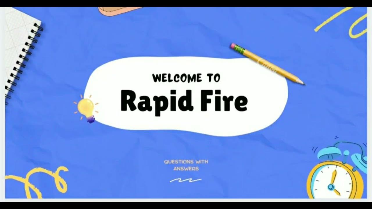 Rapid Fire Round 1 YouTube rapid-fire-round-1-youtube