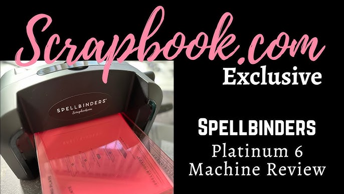 Unboxing Spellbinders Aqua Limited Edition Platinum 6 Machine 
