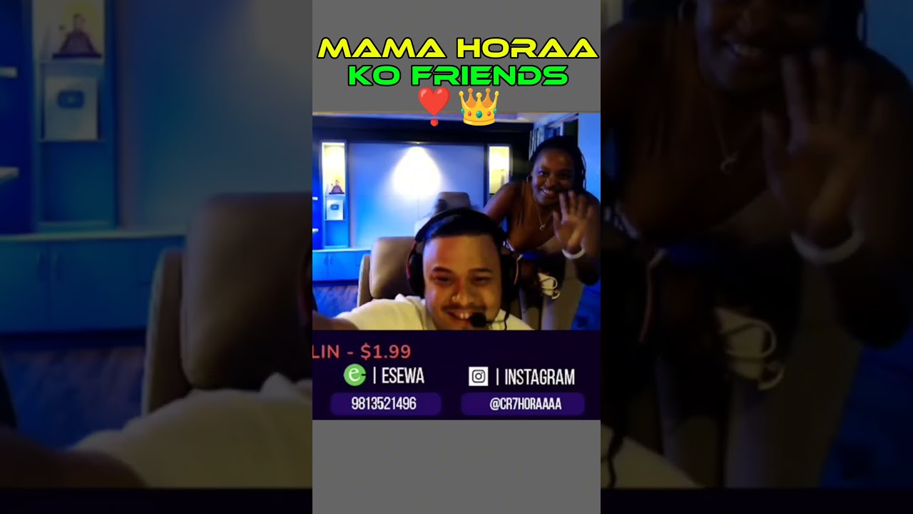 MAMA HORAA KO SATHI LIVE CR7 HORAA YT MAA 👑❣️😋🤣