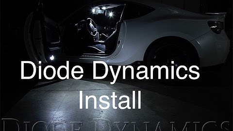 Diode Dynamics Interior Light Install (BRZ)