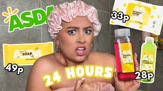 I ONLY used ASDA CHEAPEST BEAUTY PRODUCTS for 24 HOURS?! my honest opinion…