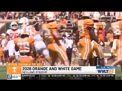 Fans get first glimpse of 2026 Football Vols during Orange and White Game