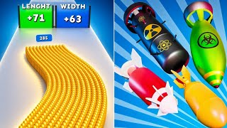 Bullet Army Run | Evolving Bombs – Dual Gameplay Mobile Walkthrough (Android/iOS)