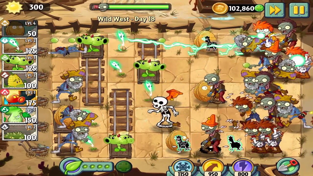 plants vs zombies 2 wild west day 18 plants vs zombies 2 wild west day 18